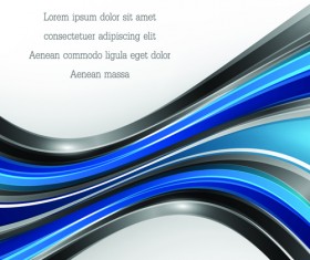 Dynamic lines colored wavy background art vector 03