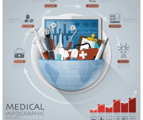 Earth infographics elements vector 03