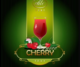 Fruit drinks backgrounds creative vector 02