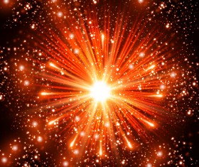 Holiday multicolor firework background vector 04