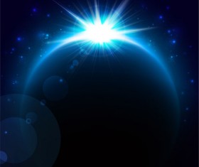 Magic universe space vector background 02