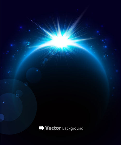 Magic universe space vector background 02