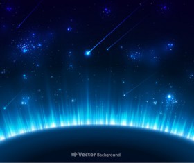 Magic universe space vector background 03