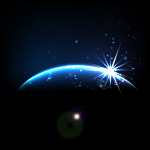 Magic universe space vector background 12