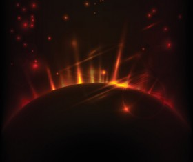 Magic universe space vector background 14