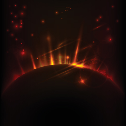 Magic universe space vector background 14
