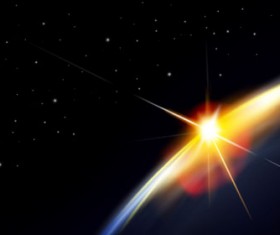 Magic universe space vector background 18