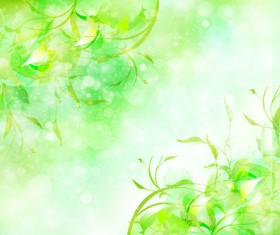 Natural green halation background art 04
