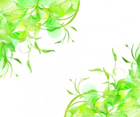 Natural green halation background art 05
