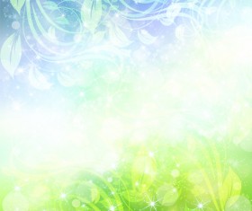 Natural green halation background art 09