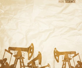 Oil and development background vector 02