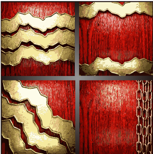 Old metal and wood vector background 03