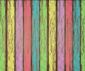 Old wooden floor textured background vector 05