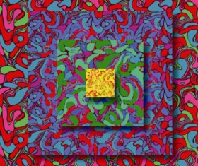 Paint seamless pattern layered vector