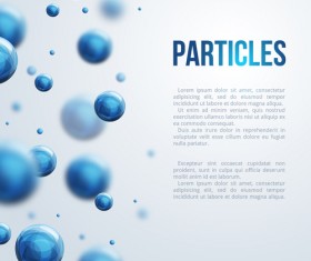 Particle tech background design vector 02