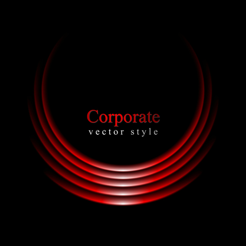 Red style corporate logo vector design