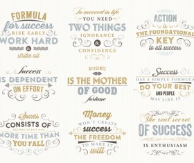 Retro elements ornaments and labels creative vector 03