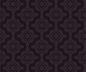 Retro floral with crown vector seamless pattern 08