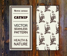 Retro wooden background with banner vector 01