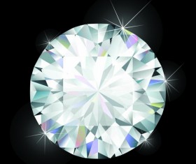 Shiny diamond vector design 01
