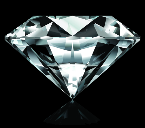 Shiny diamond vector design 02