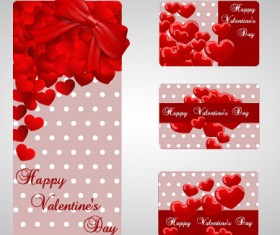 Shiny valentines day gift cards set 11