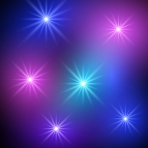Sparkling light dot vector