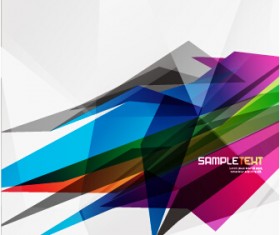 Stylish geometric shapes vector backgrounds 02