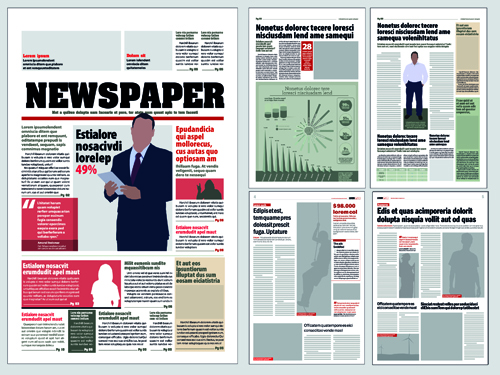 Download Typesetting Newspaper Vector Templates 03 Free Download Yellowimages Mockups