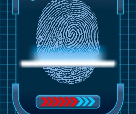 Vector Network scanning background graphics