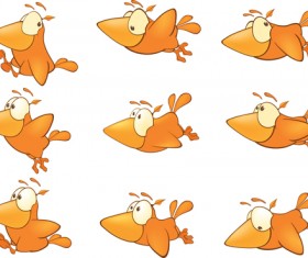 Vector cartoon funny animals set 20