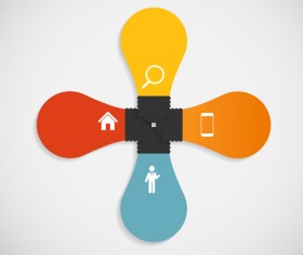 Web infographics design elements vector