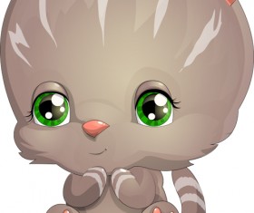 lovely cartoon kittens vector design 04