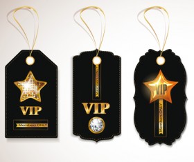 luxurious VIP tags vector set 05
