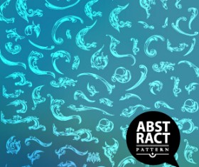 Abstract ornaments pattern vector