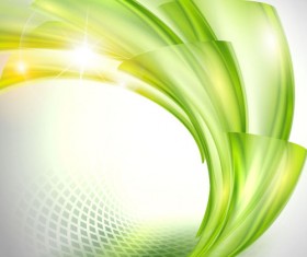 Abstract wavy green eco style background vector 19 free download