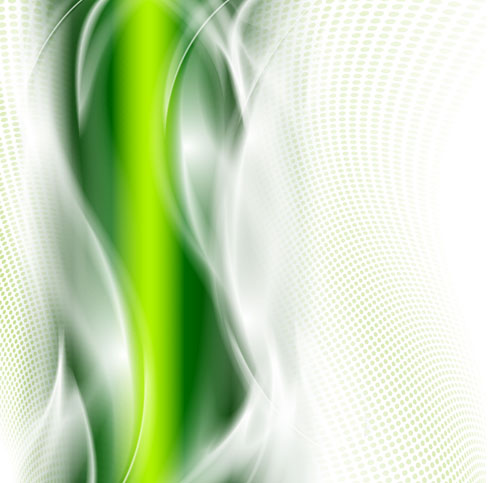 Abstract wavy green eco style background vector 10