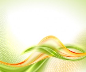 Abstract wavy green eco style background vector 19 free download