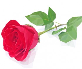 Beautiful roses vector material 02