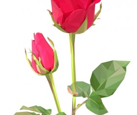 Beautiful roses vector material 06