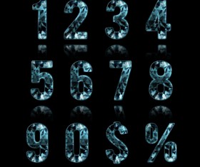 Blue diamond numbers and symbol vector
