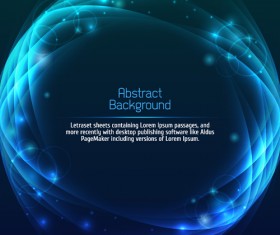 Blue radiance futuristic background vector 01