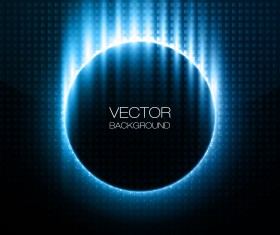 Blue radiance futuristic background vector 02