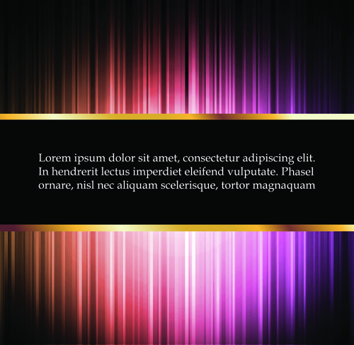 Bright glowing lines vector background 07