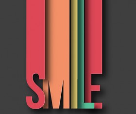 Color paper cutting business background vector 02