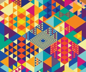 Colorful shapes abstract background 02