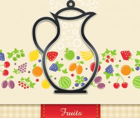 Cute restaurant menu cover vectors 02