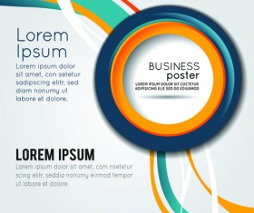 Flyer and cover brochure abstract styles vector 08