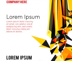 Flyer and cover brochure abstract styles vector 09