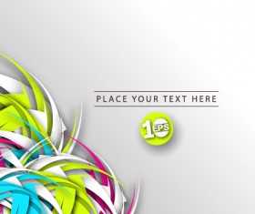 Modern abstract elements background vectors 01